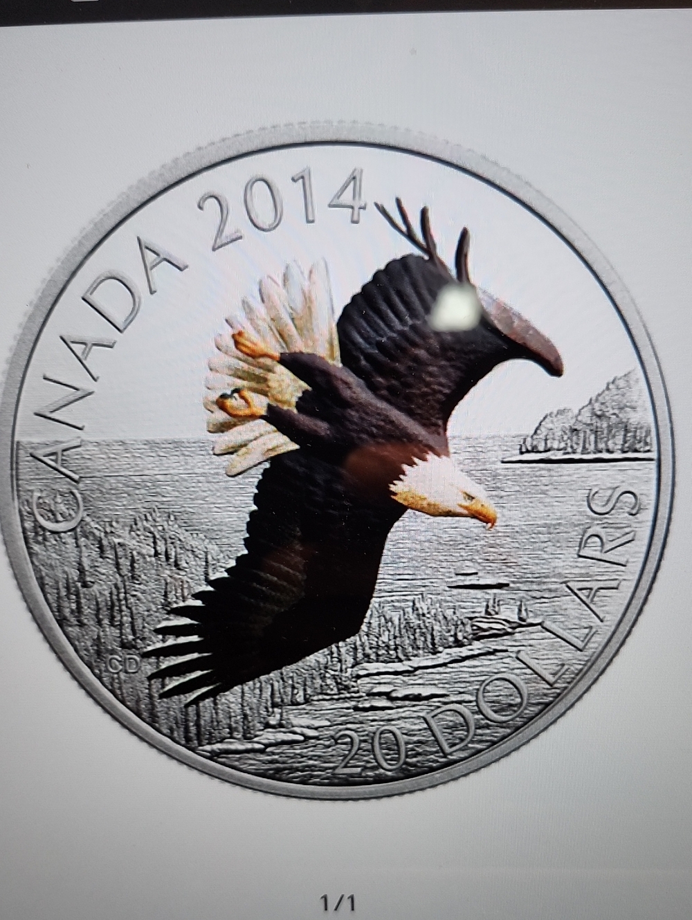 RCM Canada 2014 Bald Eagle Collectible Coin
